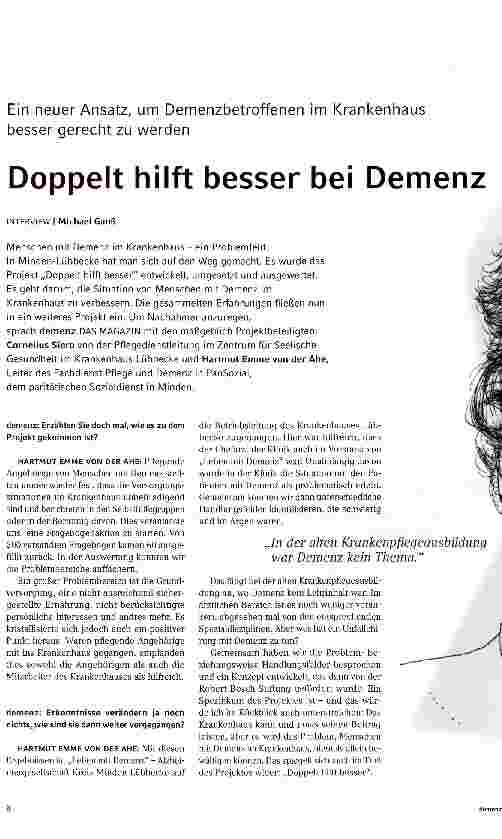 Vorschauseite 1: Doppelt hilft besser bei Demenz
