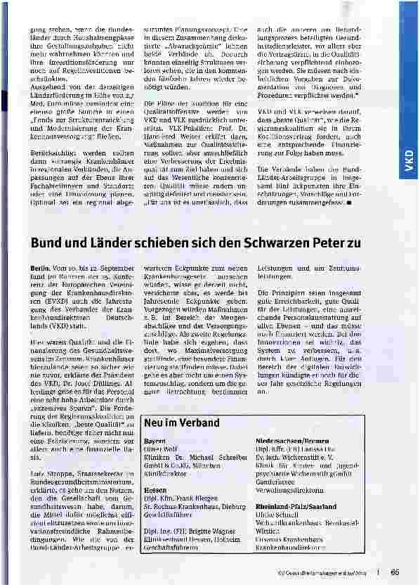 Vorschauseite 2: Handeln, nicht wegducken!