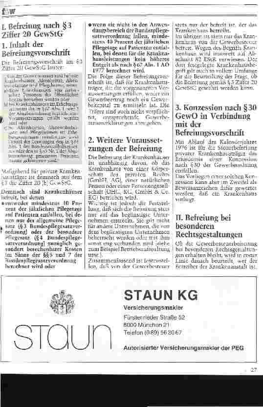 Vorschauseite 2: Das Steuerrecht privater Krankenhausträger 2. Teil: Krankenhaus und freiberufliche Tätigkeit