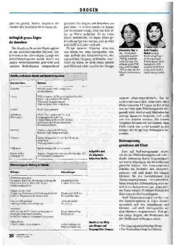 Vorschauseite 5: Methadon - die mögliche Alternative Ambulatorium für Suchtkranke - ein Modell in Basel