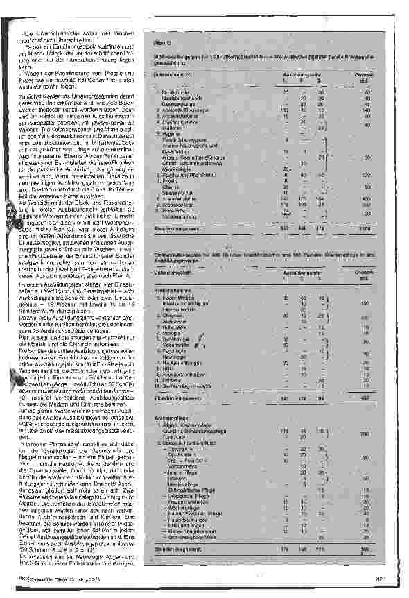 Vorschauseite 3: Die Organisation der Ausbildung in einer Kranken u. Kinderkrankenpflegeschule