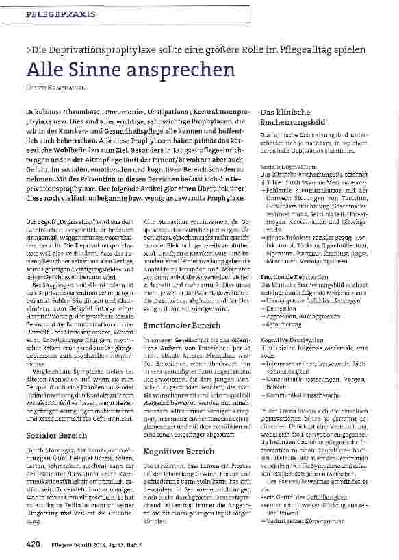 Vorschauseite 1: Alle Sinne ansprechen