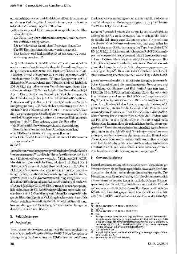 Vorschauseite 4: RoHS 2 als Compliance-Risiko