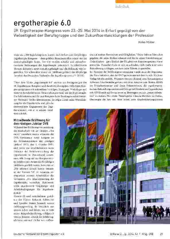 Vorschauseite 1: ergotherapie 6. 0