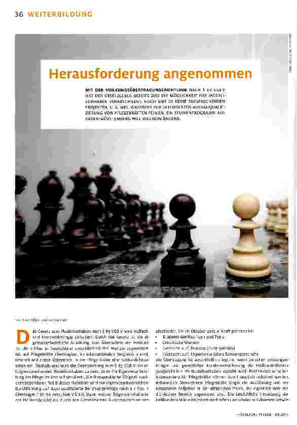 Vorschauseite 1: Herausforderung angenommen