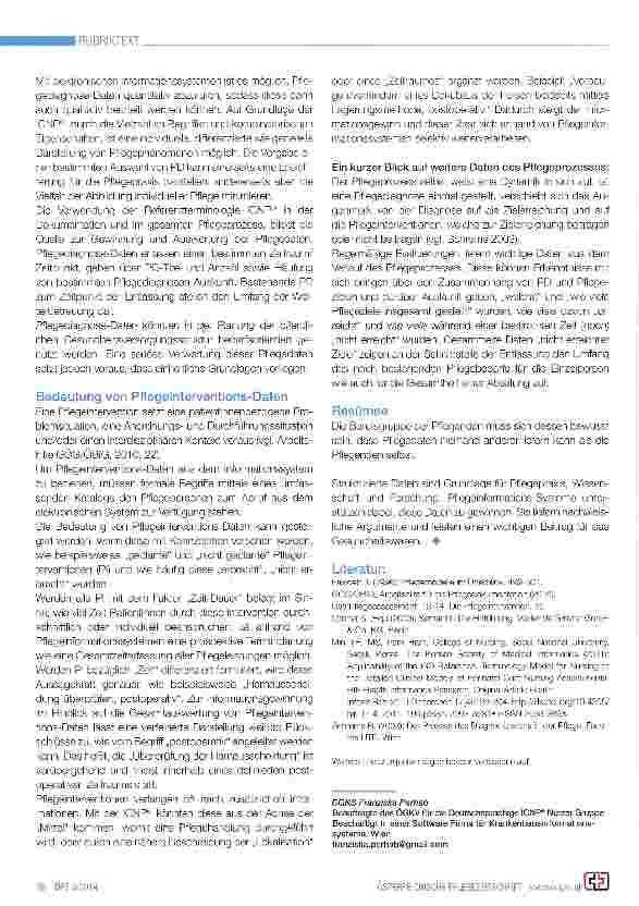 Vorschauseite 3: Daten aus Pflegeinformationssystemen gewinnen Teil 2