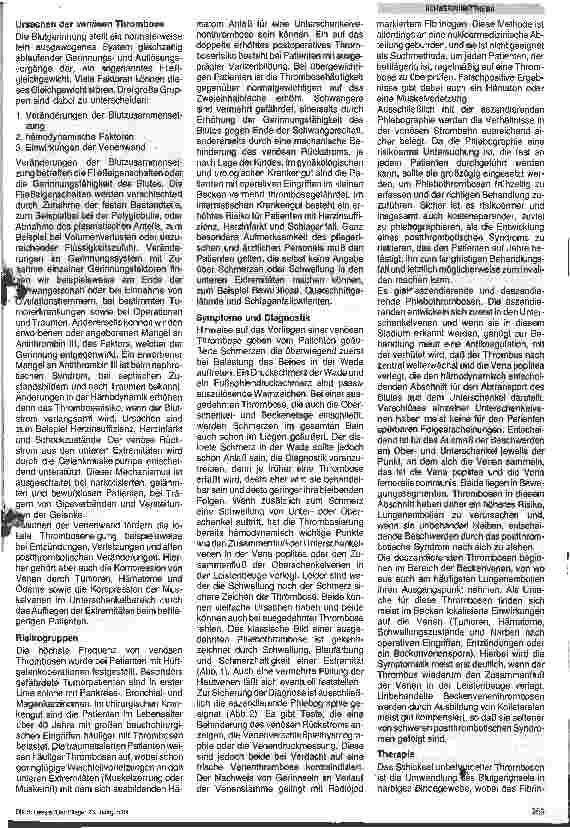 Vorschauseite 2: Phlebothrombose Prophylaxe - Frühzeichen - Therapie