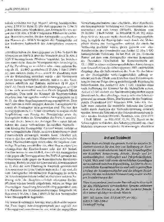 Vorschauseite 4: Einzugspflicht des Arztes für Patientenzuzahlungen/Praxisgebühr