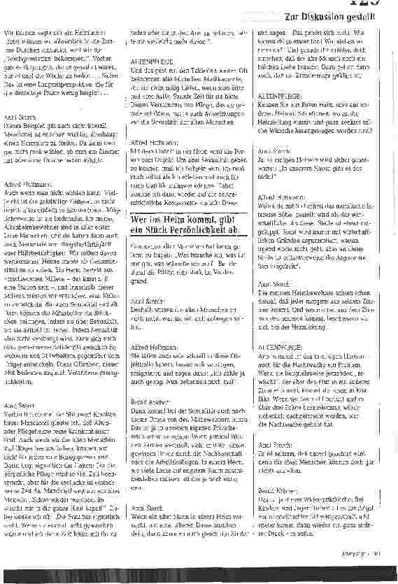 Vorschauseite 2: Sexualität im Altenheim Teil II