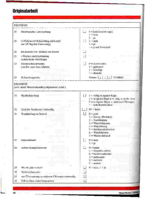 Vorschauseite 3: Qualitätssicherug beim ambulanten Operieren