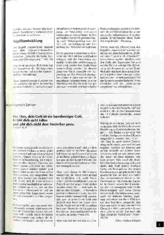 Vorschauseite 2: Supervision in der Krankenpflege Weiterbildungslehrgang a.d.Schwesternhochschule in Berlin