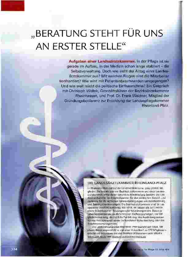 Vorschauseite 1: BERATUNG STEHT FÜR UNS AN ERSTER STELLE