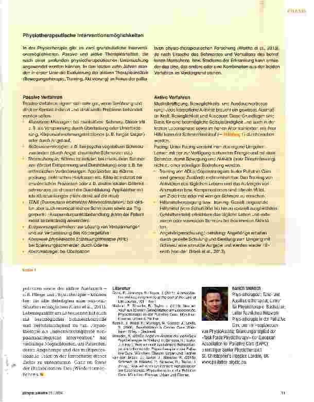 Vorschauseite 3: Schmerz physiotherapeutisch begegnen
