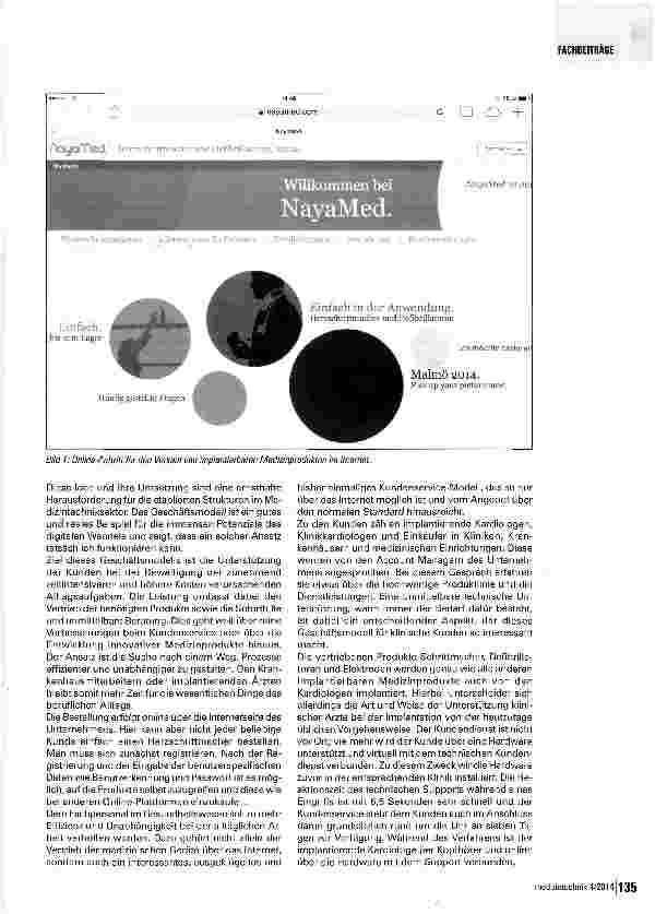 Vorschauseite 2: Online-Verkauf von implantierbaren Medizinprodukten