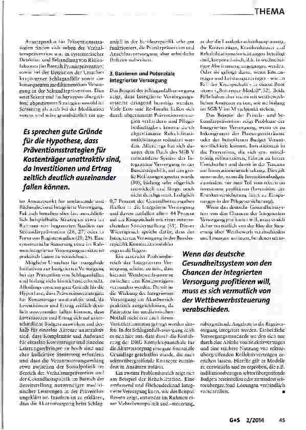 Vorschauseite 4: Potentiale sektorübergreifender Innovationen am Beispiel der Schlaganfallversorgung