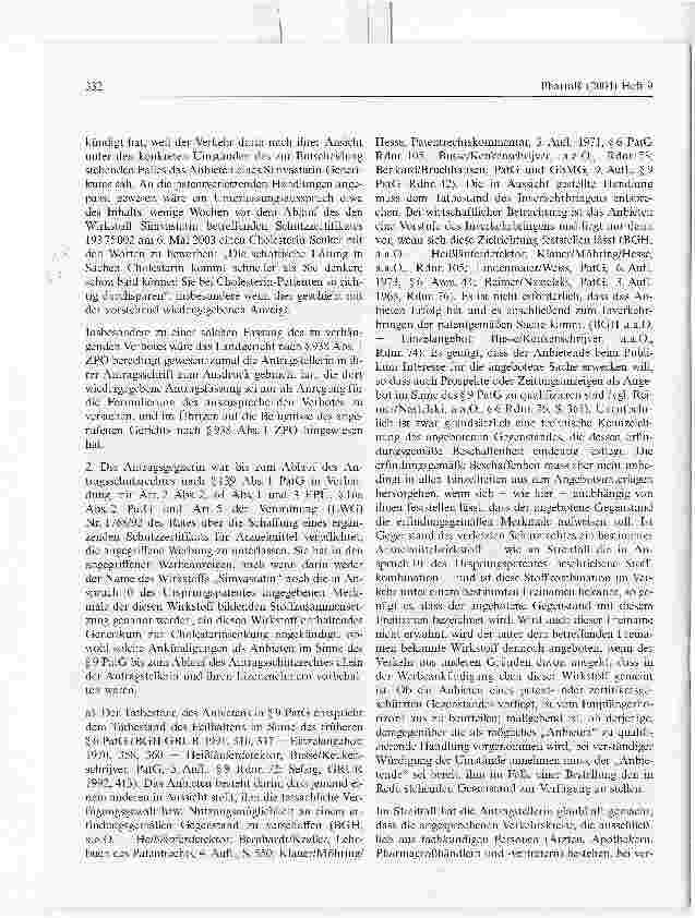 Vorschauseite 3: Zur Zuverlässigkeit von sogenannten Pre-Marketingmaßnahmen von Generikafirmen vor Patentablauf