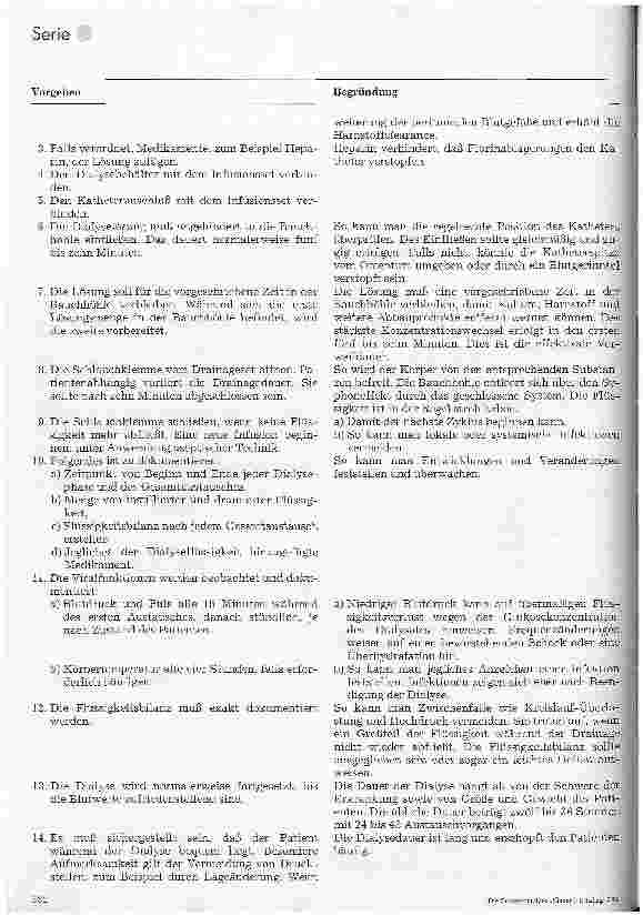 Vorschauseite 4: Stationshandbuch klinische Krankenpflege 43. Folge: Peritonealdialyse
