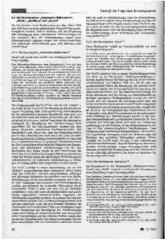 Vorschauseite 3: Die Frage nach Schwangerschaft