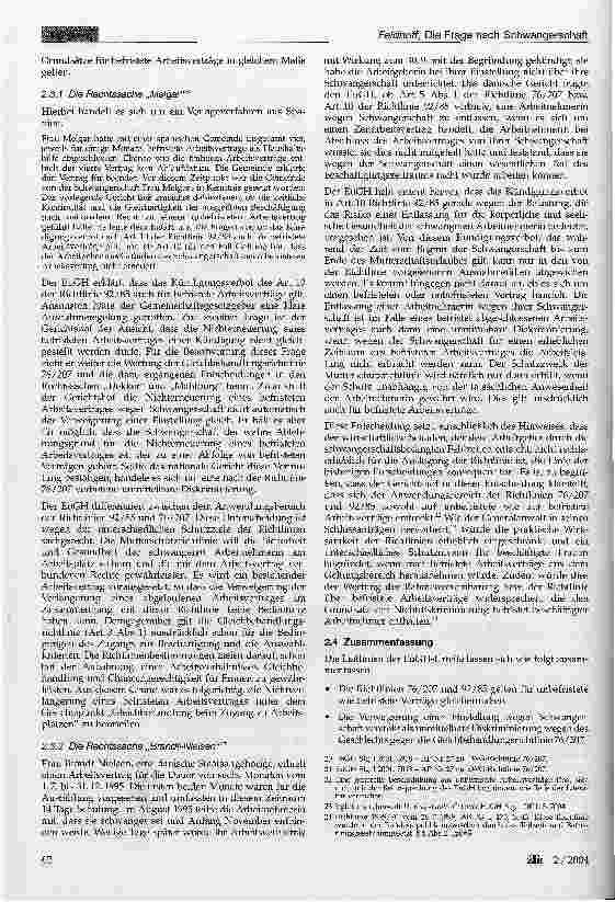 Vorschauseite 5: Die Frage nach Schwangerschaft