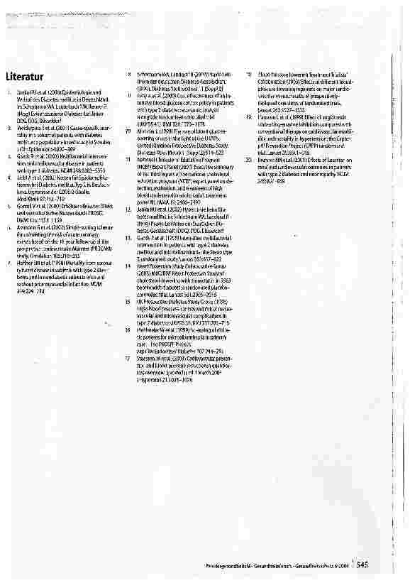 Vorschauseite 6: Erhebung und Verbesserung der Behandlungssituation von Patienten mit Diabetes mellitusDas DUTY-Register