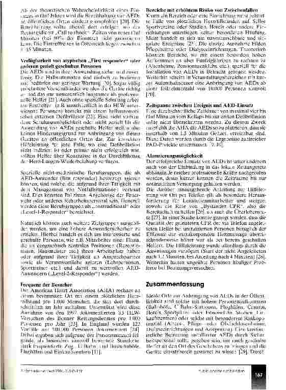 Vorschauseite 3: Public access defibrillation in Österreich