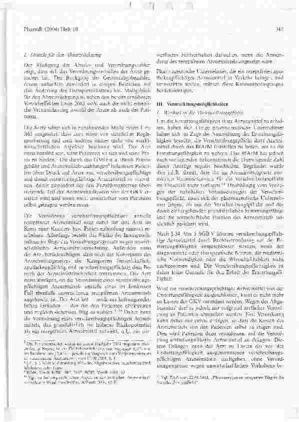 Vorschauseite 2: Vermarktungsmöglichkeiten für apothekenpflichtige rezeptfreie Arzneimittel und deren Grenzen