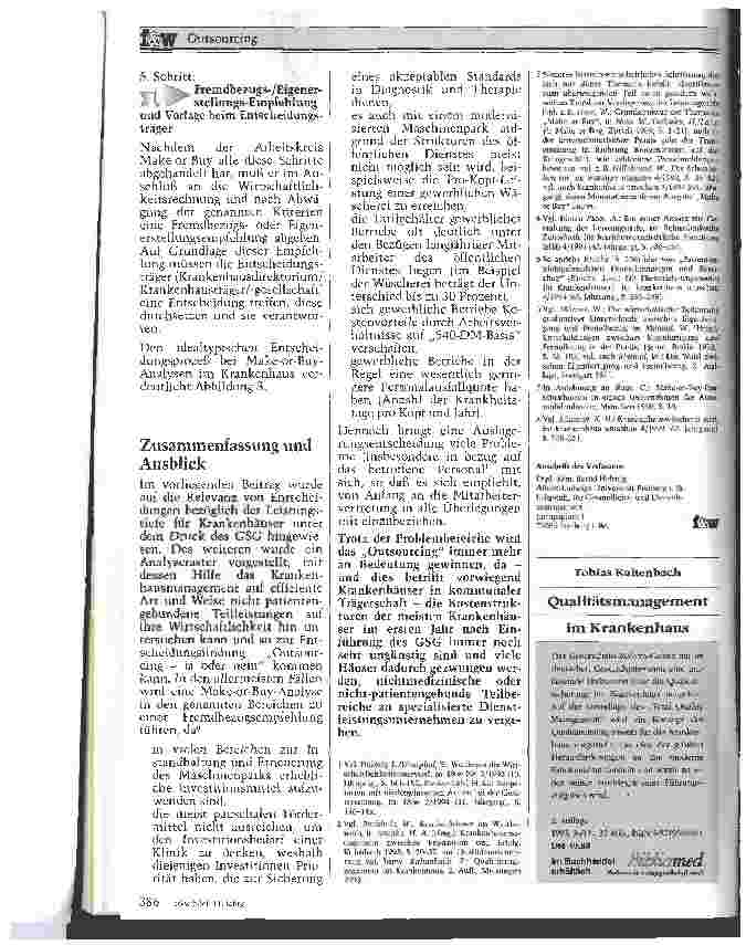 Vorschauseite 5: Outsourcing Ein Mittel zur Ausschöpfung von Kostensenkungspotential im Krankenhaus