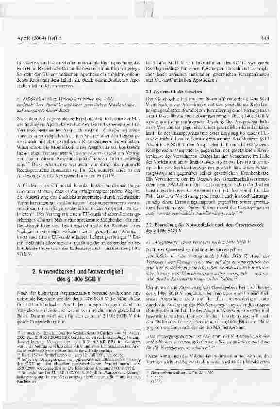Vorschauseite 5: Die Rechtsbeziehung zwischen deutschen gesetzlichen Krankenkassen und EU-ausländischen Leistungserbringern am Beispiel EU-ausländischer Apotheken
