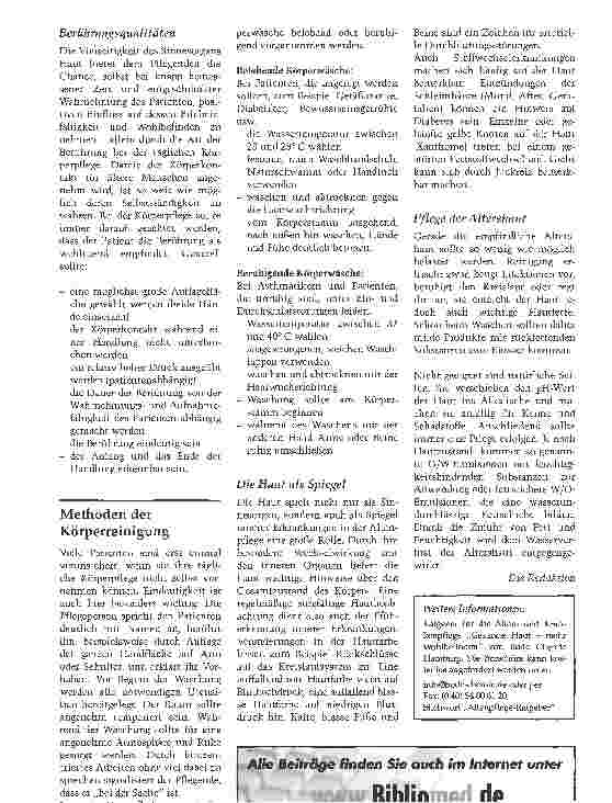 Vorschauseite 2: Hautpflege als Kommunikationsmittel