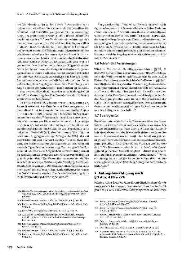 Vorschauseite 5: Personalvertretungsrechtliche Vertretungsregelungen