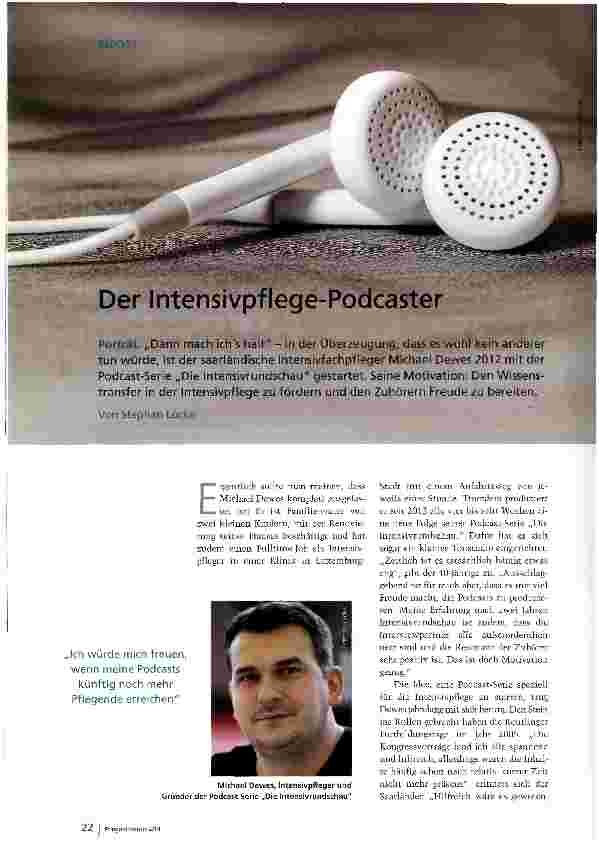 Vorschauseite 1: Der Intensivpflege-Podcaster