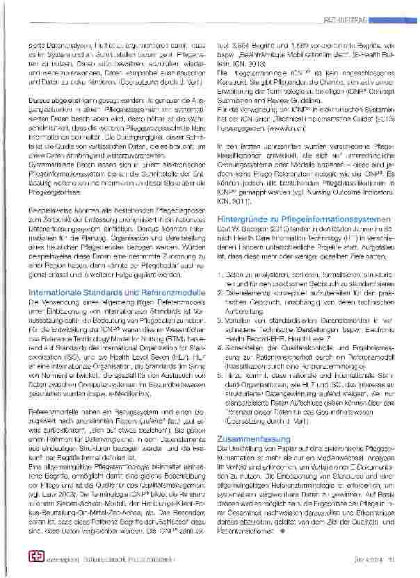 Vorschauseite 3: Daten aus Pflegeinformationssystemen gewinnen