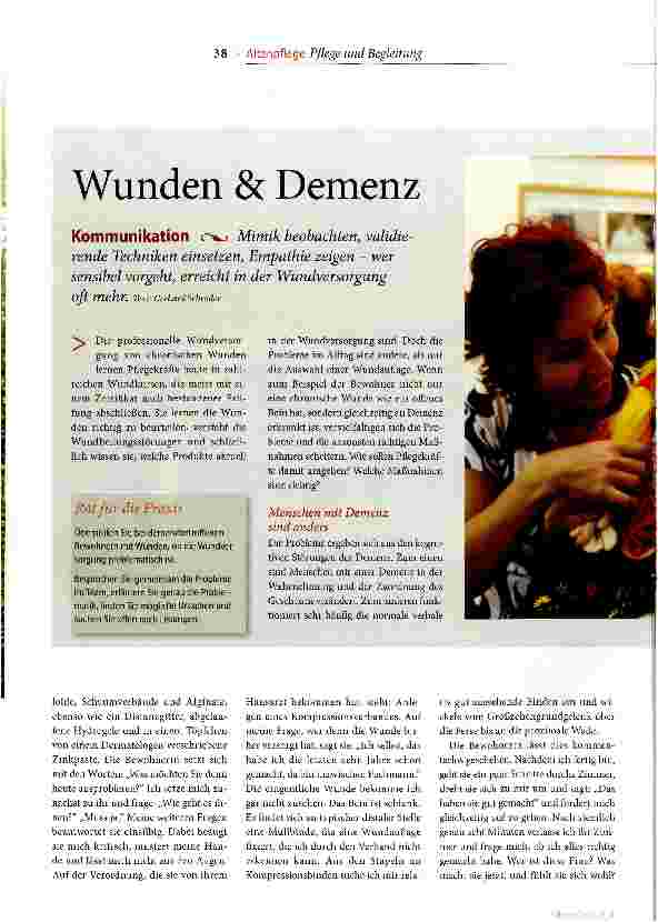 Vorschauseite 2: Mensch hinter der Wunde