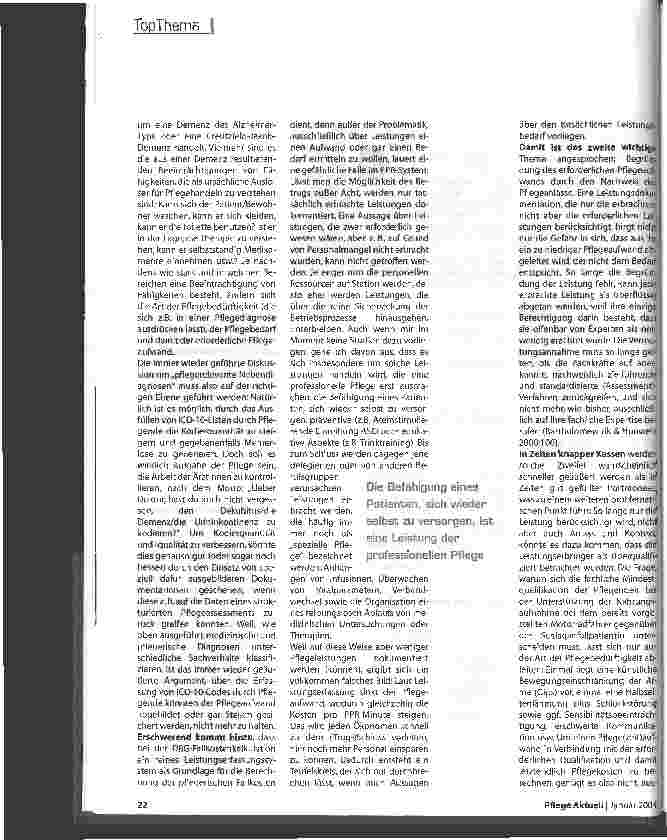Vorschauseite 3: Der Pflege die Pflege zurückgeben