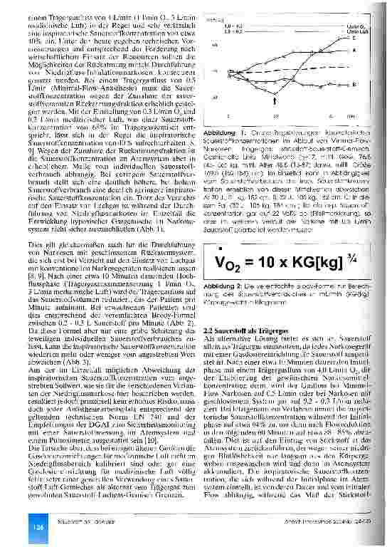 Vorschauseite 3: Sauerstoff als Trägergas in der klinischen Anästhesie