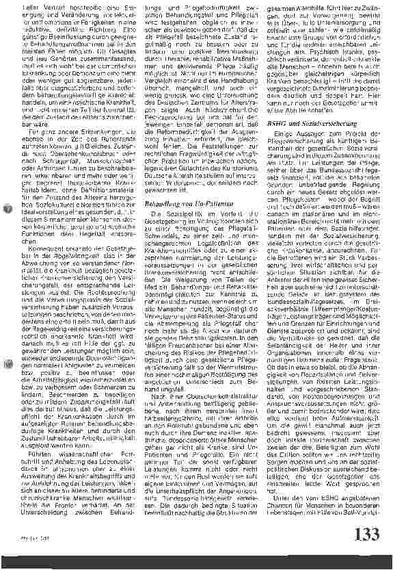 Vorschauseite 2: Neue Gesetze verändern die Altenhilfe