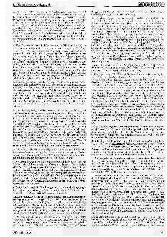 Vorschauseite 2: Allgemeines Arbeitsrecht