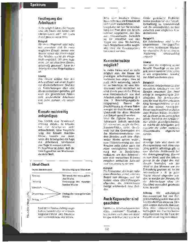 Vorschauseite 2: Personaleinsatz bei Bedarf Kapovaz machts möglich