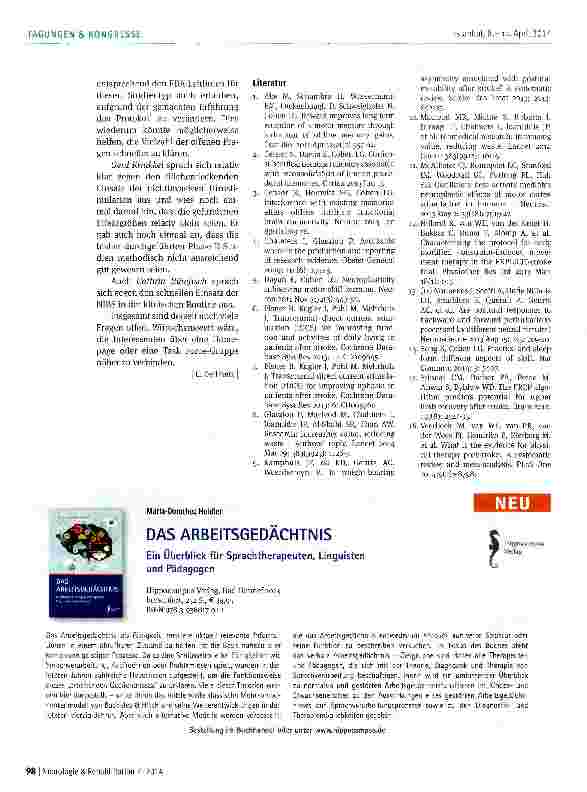 Vorschauseite 6: WCNR 2014 8th World Congress for Neurorehabilitation