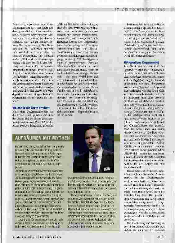 Vorschauseite 2: Ärztliche Expertise wichtiger denn je