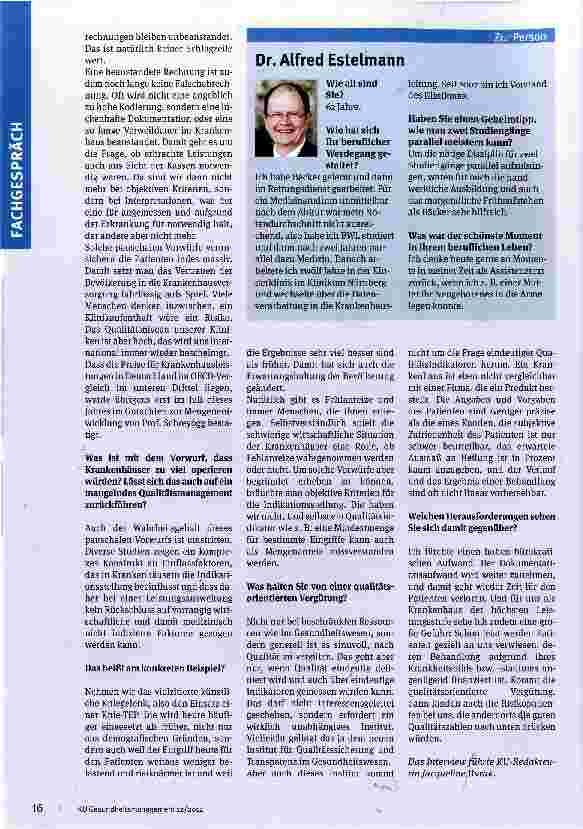 Vorschauseite 3: Qualität im Krankenhaus