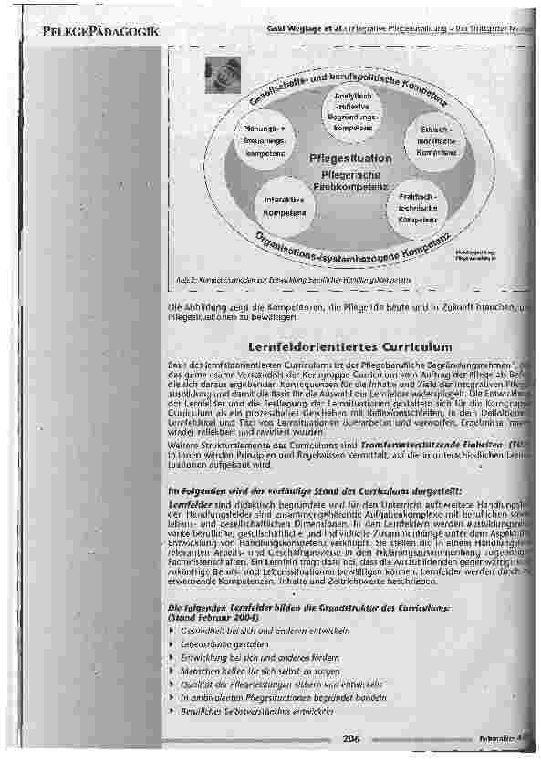 Vorschauseite 3: Integrative Pflegeausbildung: Das Stuttgarter Modell