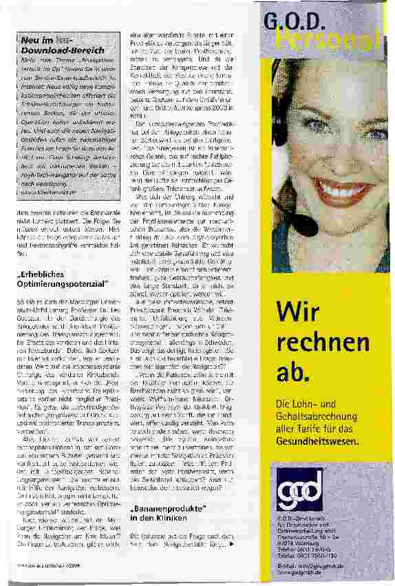 Vorschauseite 2: Gelenkersatz: Der Bedarf steigtComputernavigierte Chirurgie in der Forensikfalle