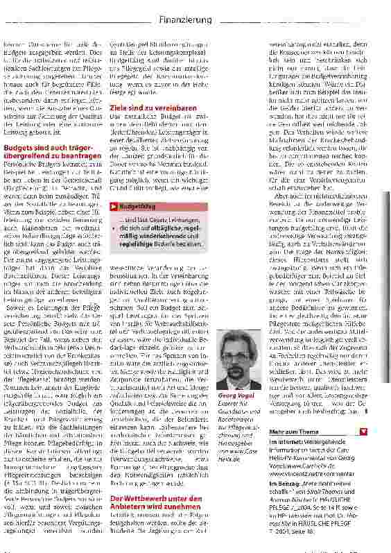 Vorschauseite 3: Wahlfreiheiten zielgenau nutzenPersönliche Budgets stärken Selbstbestimmungsrechte behinderter Menschen