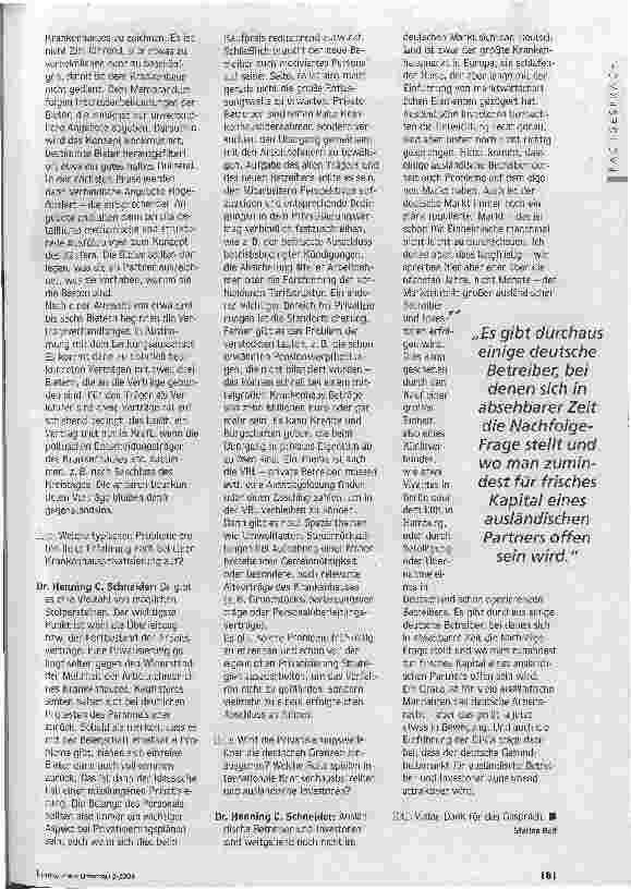 Vorschauseite 4: Fachgespräch: Die Braut hübsch machen Viele kommunale Klinikträger wollen ihre Krankenhäuser an den Mann bringen
