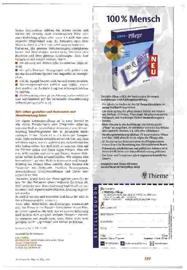 Vorschauseite 4: Altes und Neues zur Atemstimulierenden EinreibungTeil 2