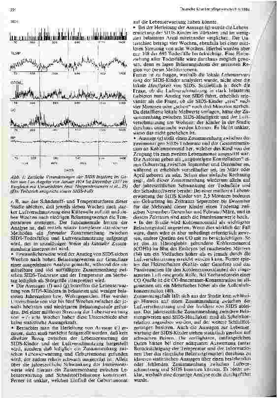 Vorschauseite 5: Besteht ein Zusammenhang zwischen Luftverschmutzung und dem plötzlichen Kindestod