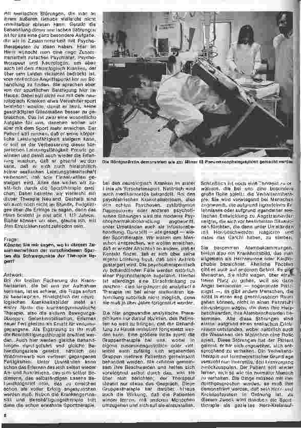 Vorschauseite 5: Die Hardtwaldklinik in Zwesten