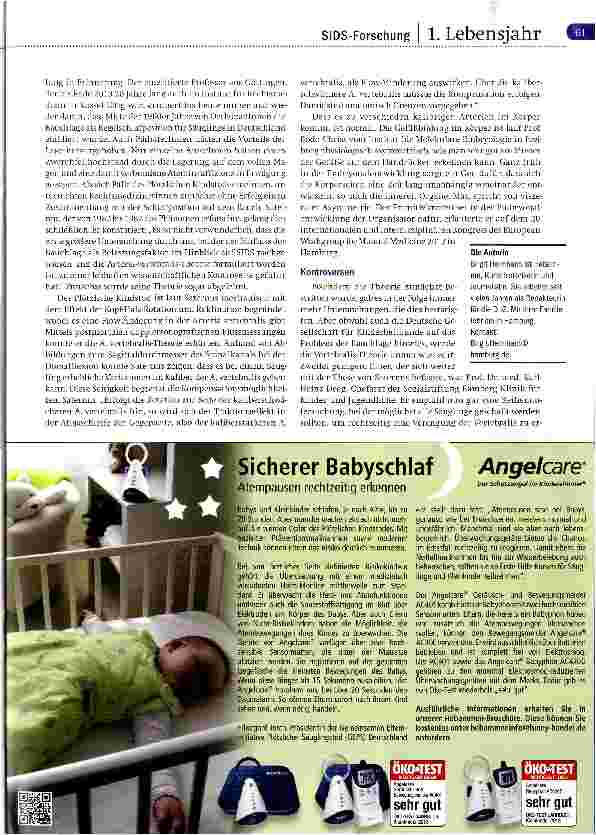 Vorschauseite 2: Reicht die Rückenlage?