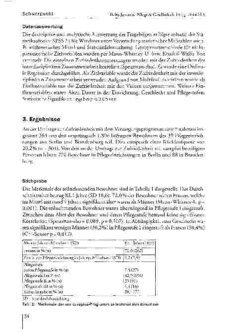 Vorschauseite 5: Interdisziplinäre Zusammenarbeit in vollstationären Pflegeeinrichtungen am Beispiel von careplus - eine Zufriedenheitsbefragung